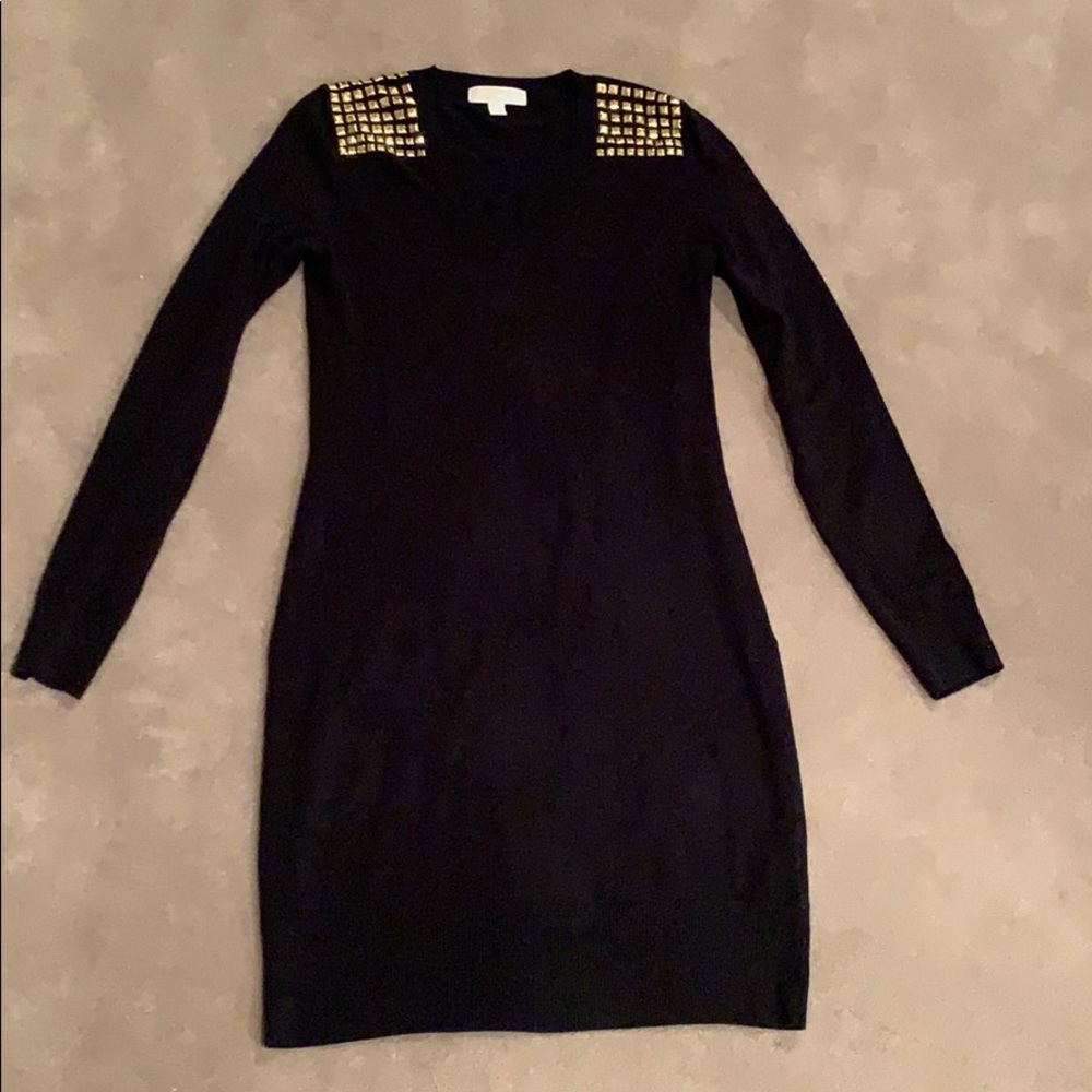 Michael Kors v neck sweater dress